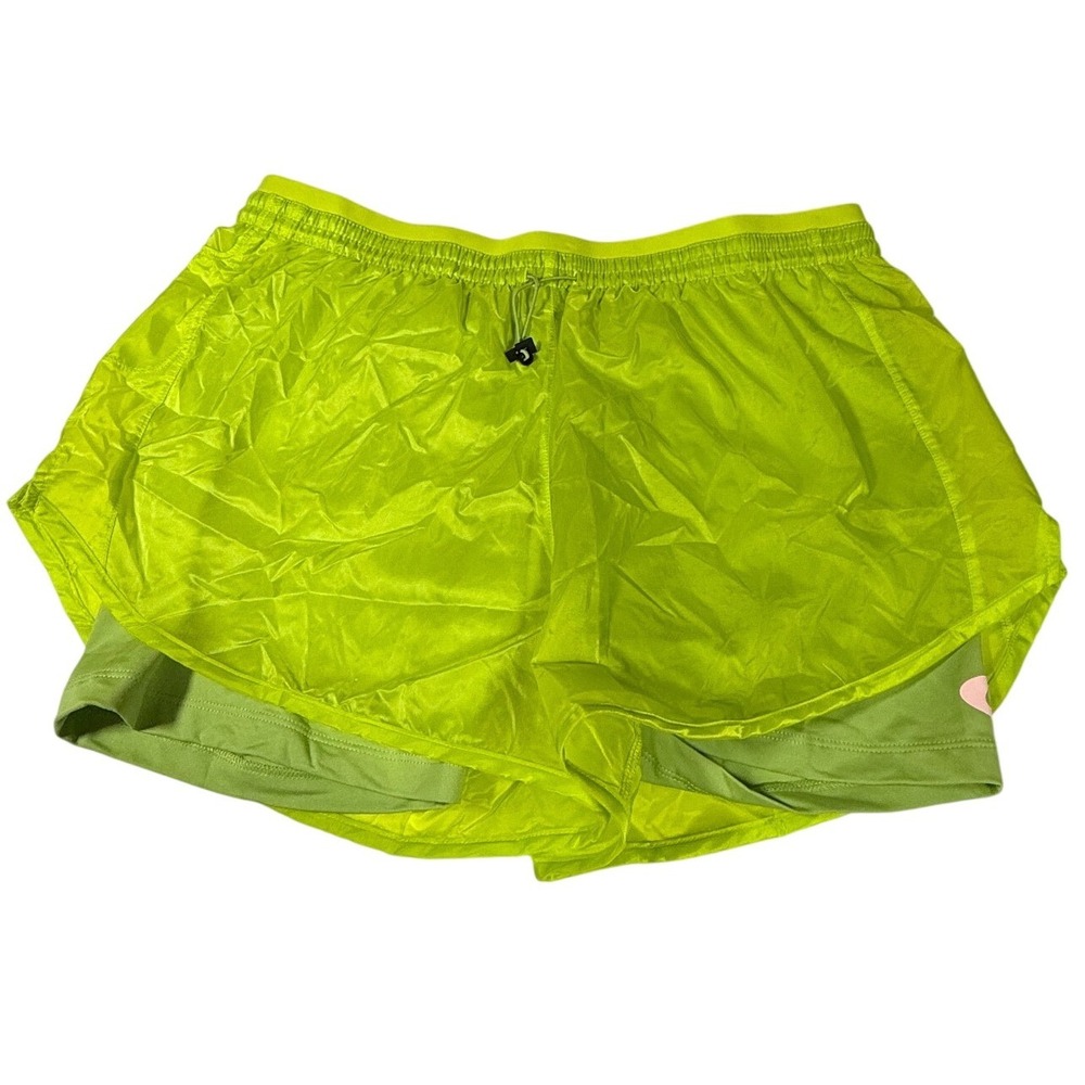 Nike Icon Clash Tempo Luxe 2-in-1 Running Shorts Women L Atomic Green DM7739-321